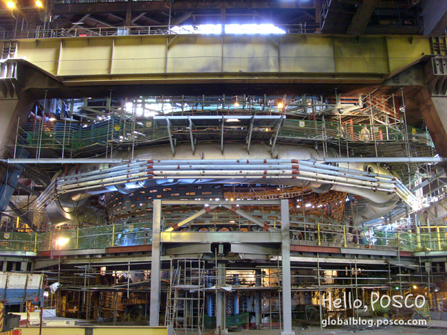POSCO Renovates World’s Biggest Furnace at Gwangyang Steelworks