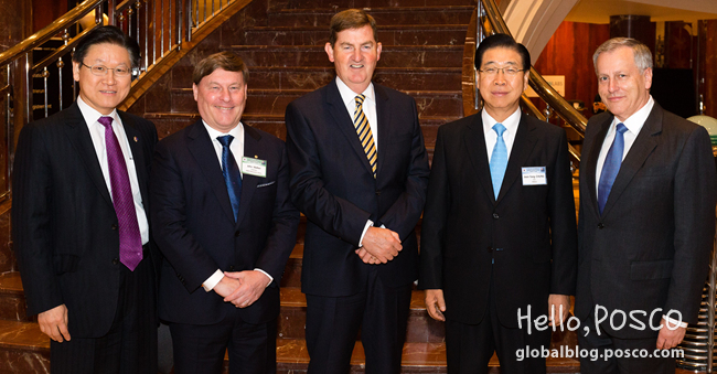 POSCO Chairman Chung Suggests Business Partnership Between Australia and Korea For Creative Economy