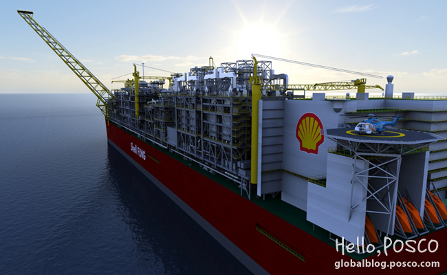 POSCO supplies all thick plates for Shell’s LNG development project 