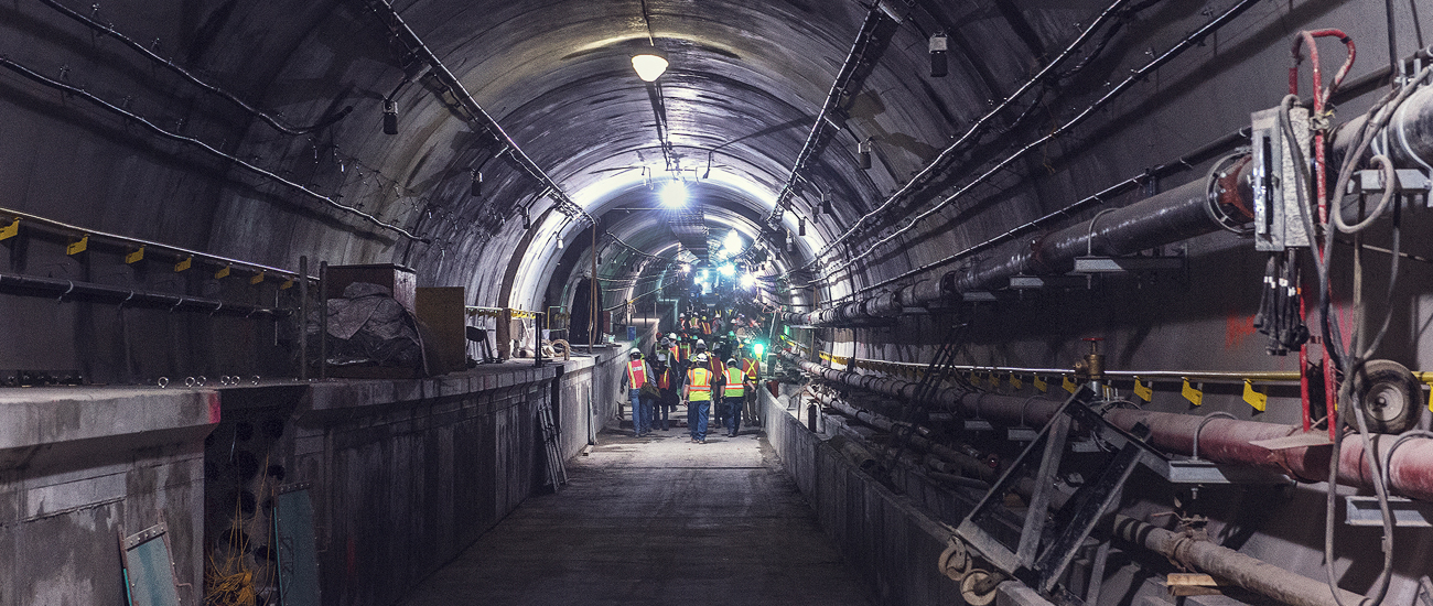 Second Avenue subway tunnel, May 21, 2015. (Photo courtesy of MTA)