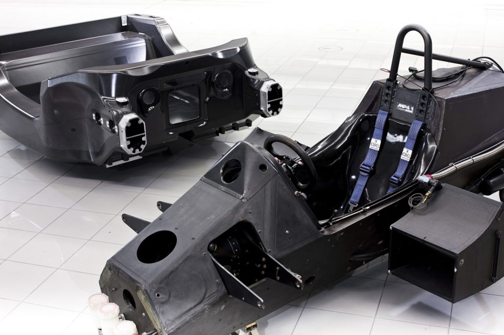 The McLaren MP4/1 was the first car frame to be made from CFRP. 
