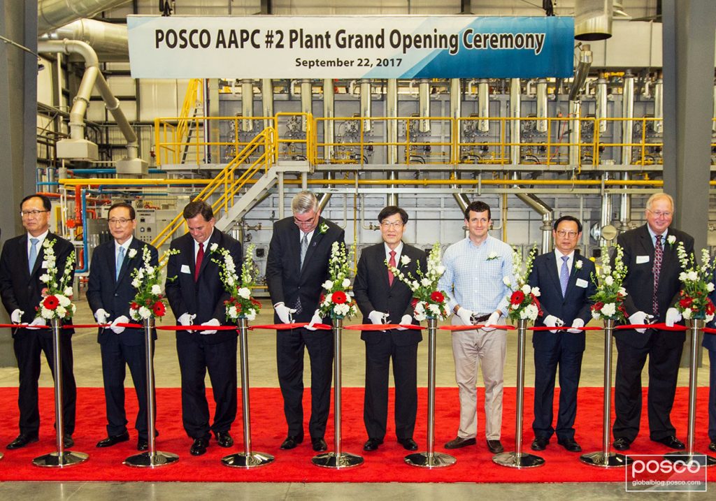 POSCO Opens Its Second Wire Rod Processing Plant in Indiana Official