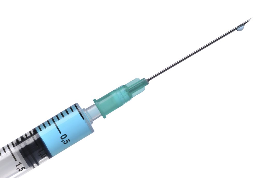 Syringe needles like the one pictured here require a demanding production process.