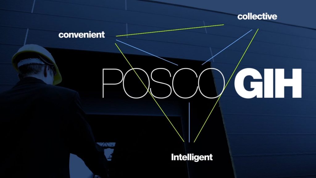 Infographic of POSCO’s Global Information Hub.