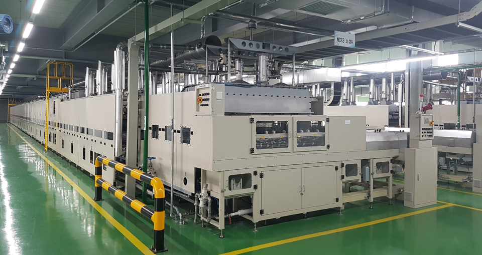 POSCO ESM's production line for anode materials in Gumi