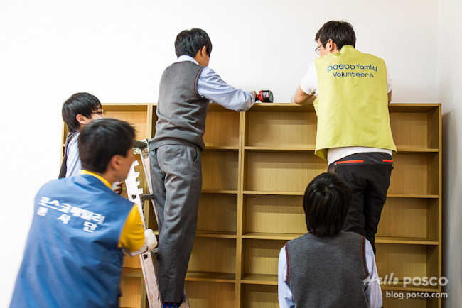 건강한 학교를 만드는 공감과 소통의 아름다운 봉사, 공간 바꾸기 프로젝트