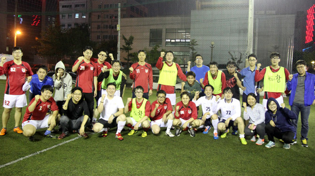 ▲ 스사모 회원들과 함께 한 즐거운 축구 경기