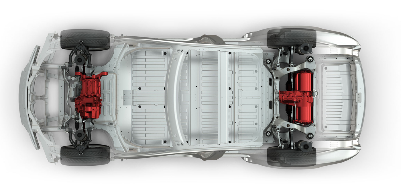 Tesla / 전기자동차는 배터리와 전기모터라는 특징 외에도 배터리를 차체의 일부로 삼는 프레임 구조라는 특징