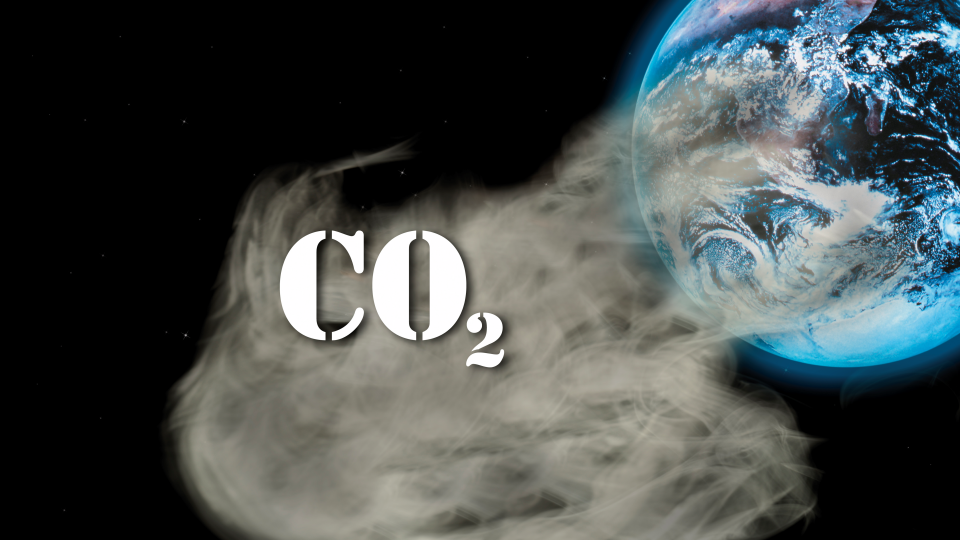 이산화탄소를 뿜어내는 지구