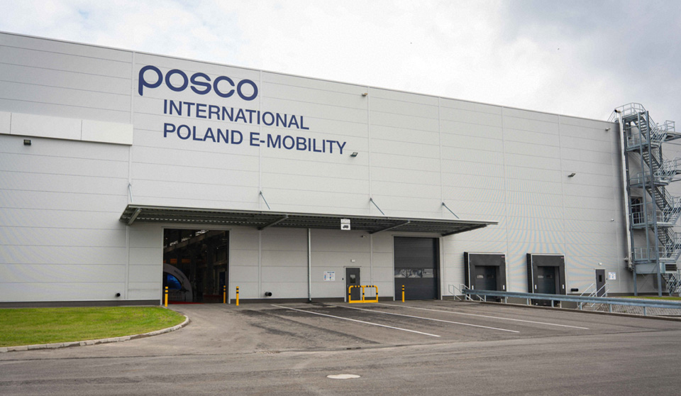 포스코인터내셔널 폴란드 구동모터코어 공장 사진