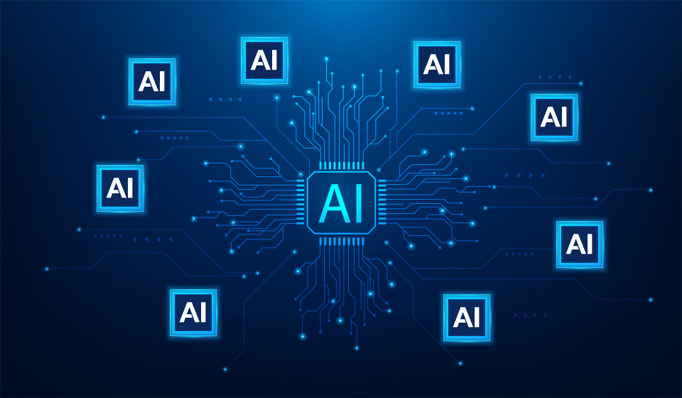 여러 AI 에이전트를 통합적으로 관리·조율하여 복잡한 업무 프로세스를 자동화하는 에이전트 오케스트레이션(Agent Orchestration)를 나타낸 이미지
