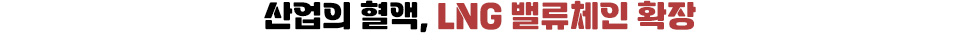 산업의 혈액, LNG 밸류체인 확장