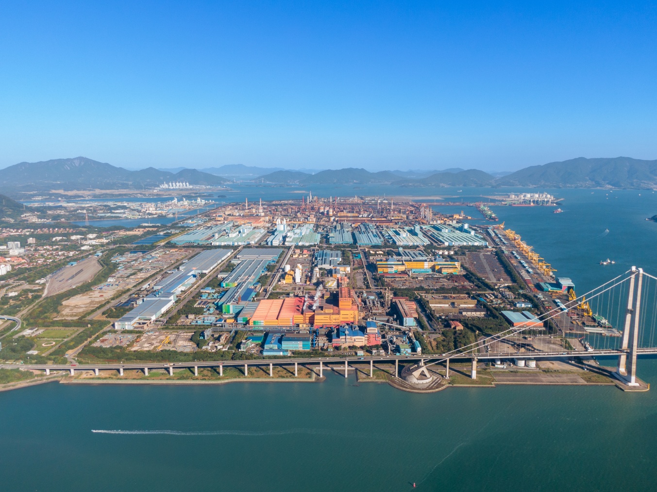 포스코 광양제철소 전경